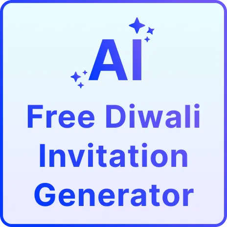 Free AI Diwali Invitation Generator, Free Online Invitation Maker